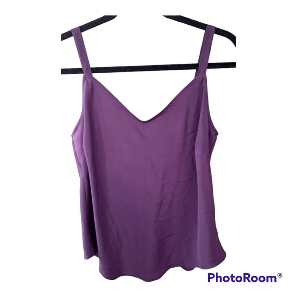 Coldwater Creek Plum Purple Camisole Shell Sz M
